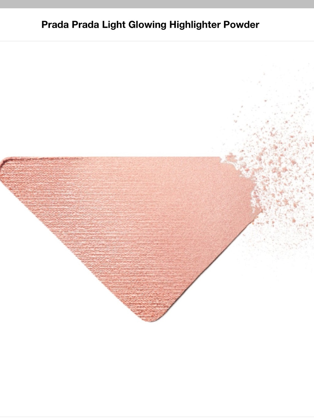 Prada Light Glowing Powder in 02 Pink - Barely Swatched - Picture 3 of 16